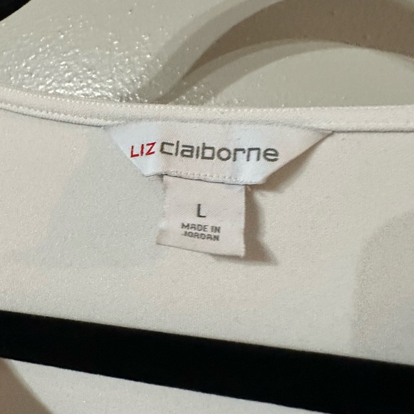 Liz Claiborne White Blouse - Picture 2 of 3